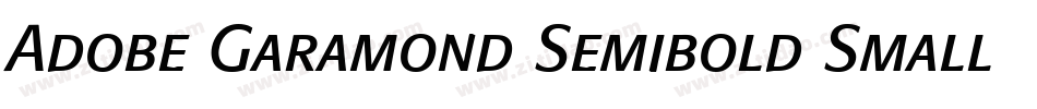 Adobe Garamond Semibold Small Caps & Oldstyle Figures字体转换